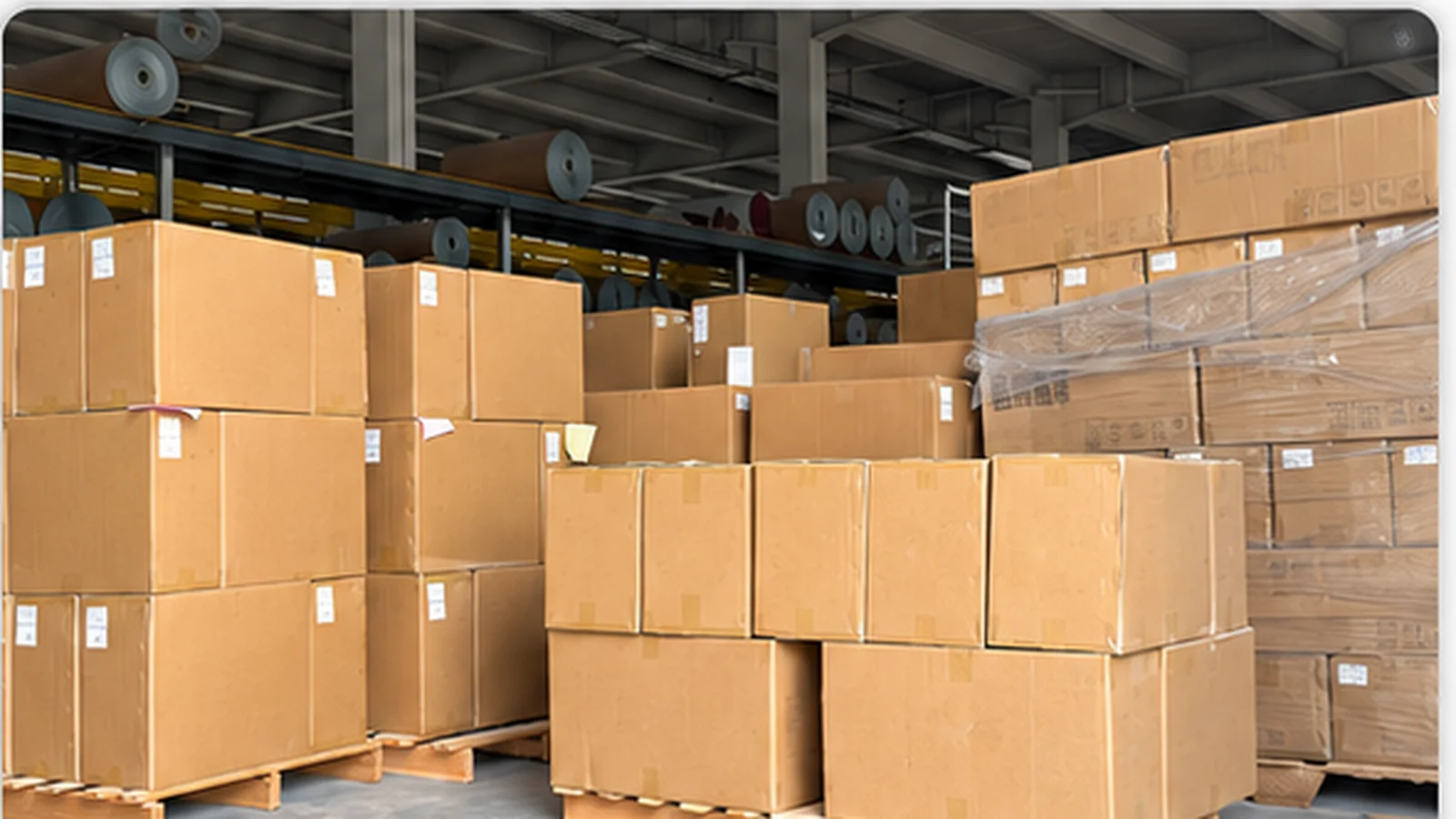 Abrasives manufacturing cluster workshop and warehouse