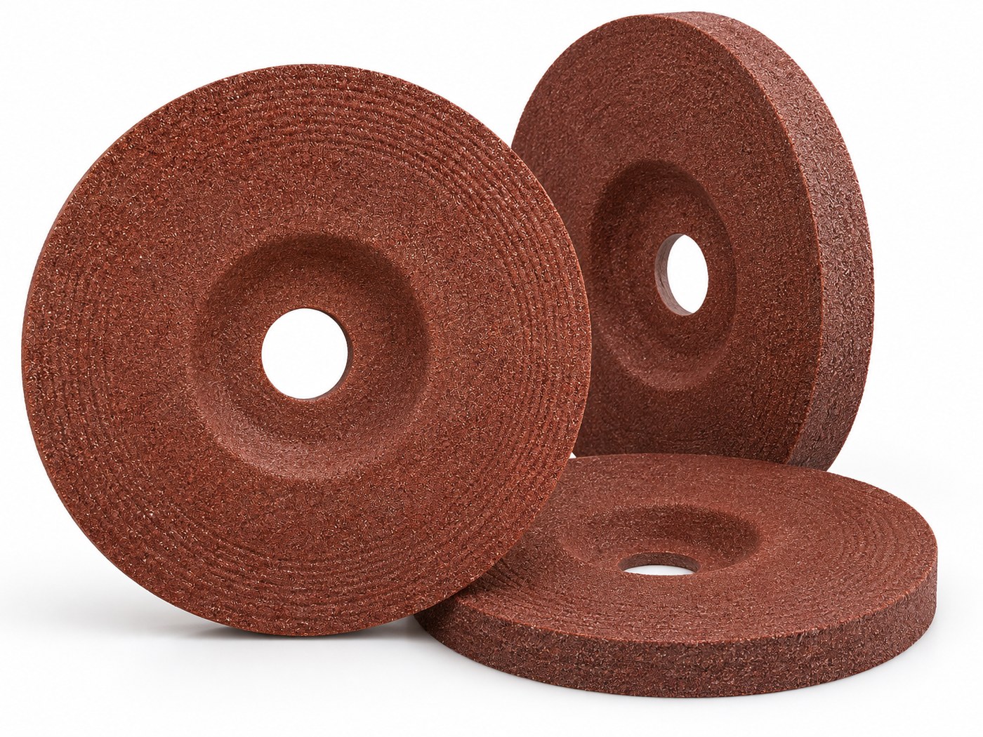 Reinforced depressed-center grinding wheels