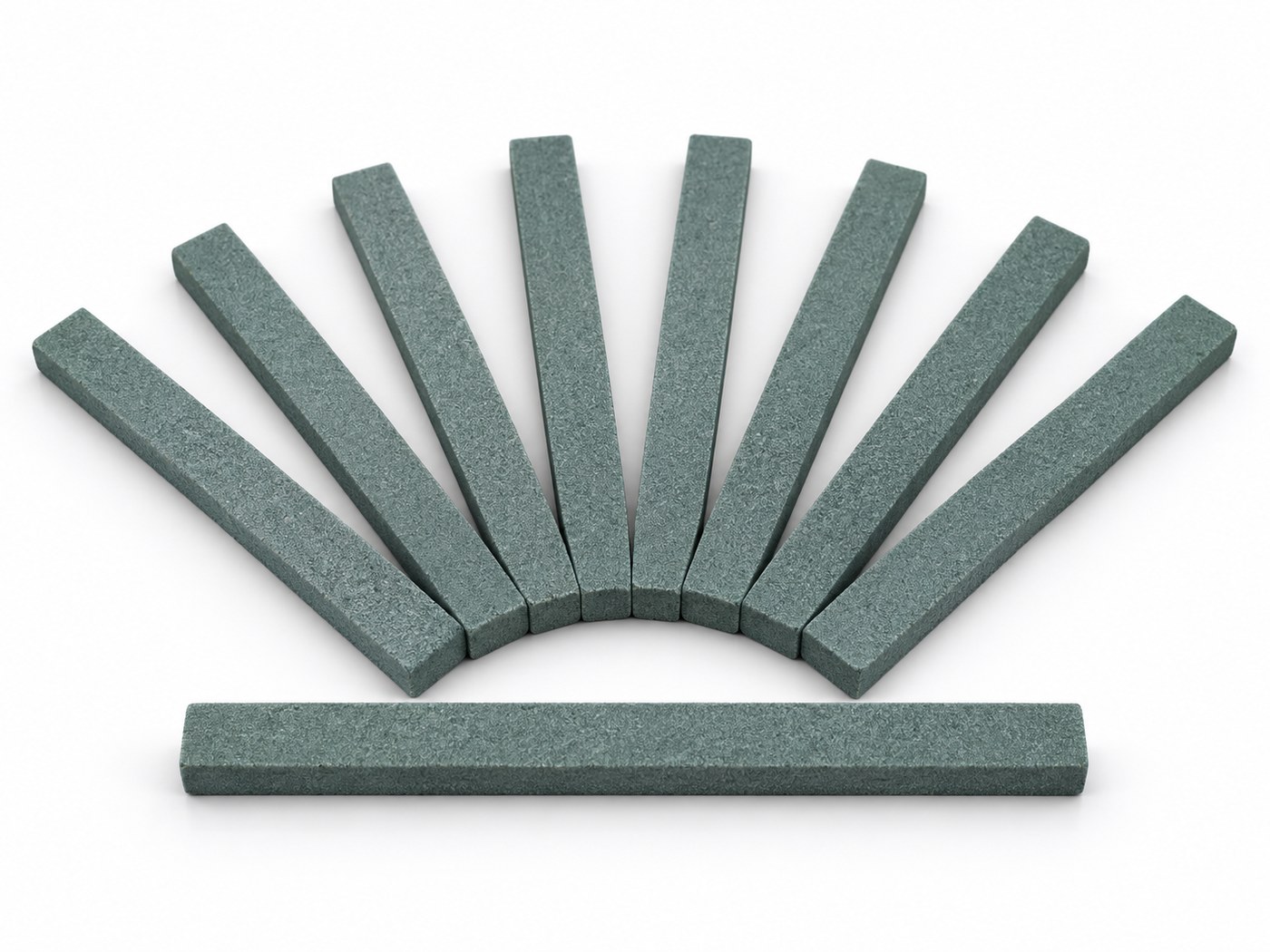 Green silicon carbide mold polishing stones