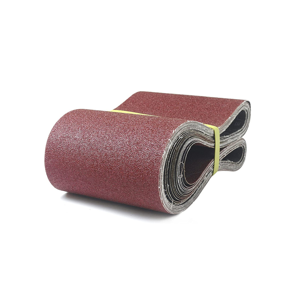 Custom industrial sanding belts in multiple sizes