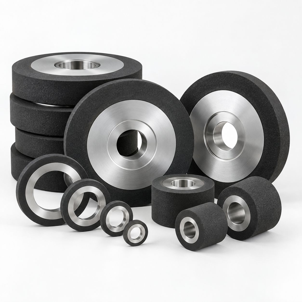CBN internal and groove grinding wheel family