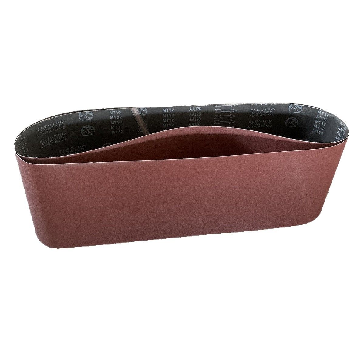 Custom industrial sanding belts in multiple sizes