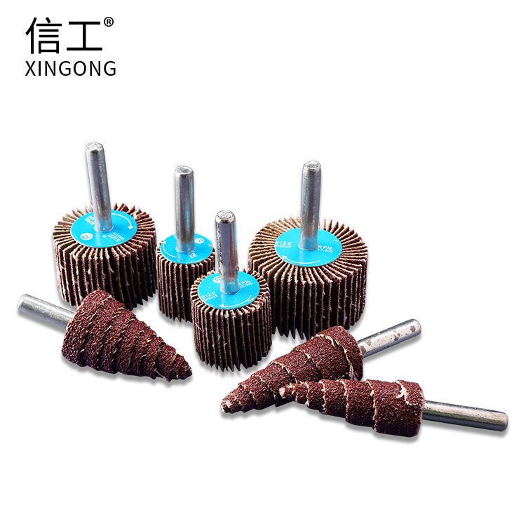 Batch supply of abrasive flap discs