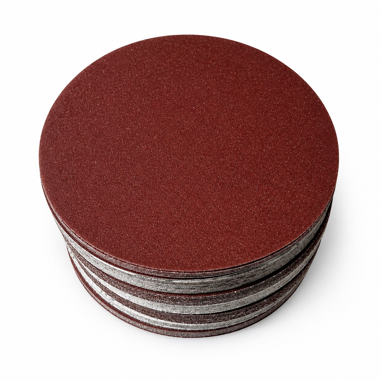 Industrial hook-and-loop sanding discs